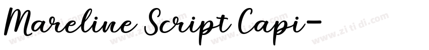 Mareline Script Capi字体转换 Mareline Script Capi字体转换